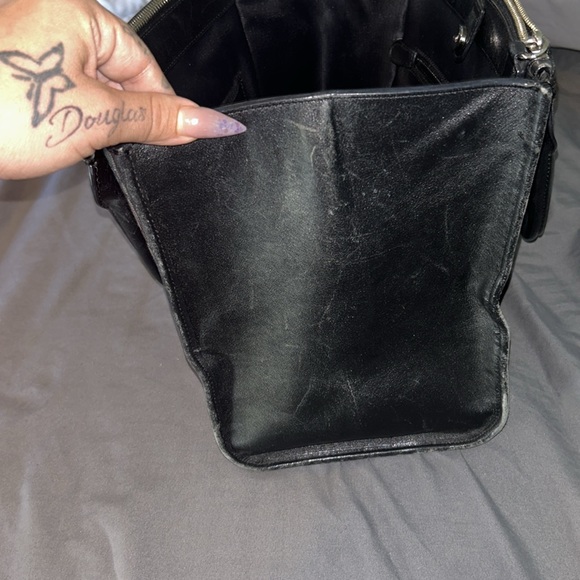 Coach Black and Brown Signature Tote Bag - Picture 6 of 17